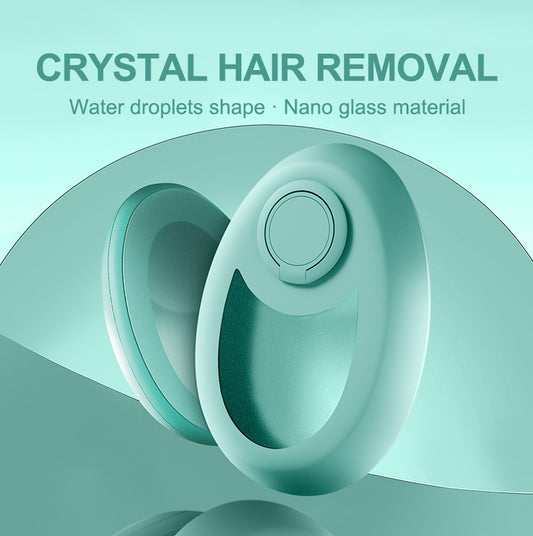 Upgraded Crystal Hair Eraser - Painless Exfoliating Hair Removal Tool for Legs, Arms & Back