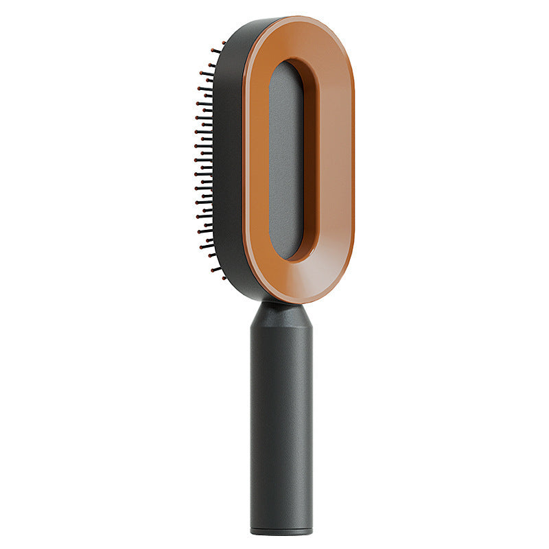 Self-Cleaning Hair Brush One-Key Anti-Static Scalp Massage Comb for Hair Loss