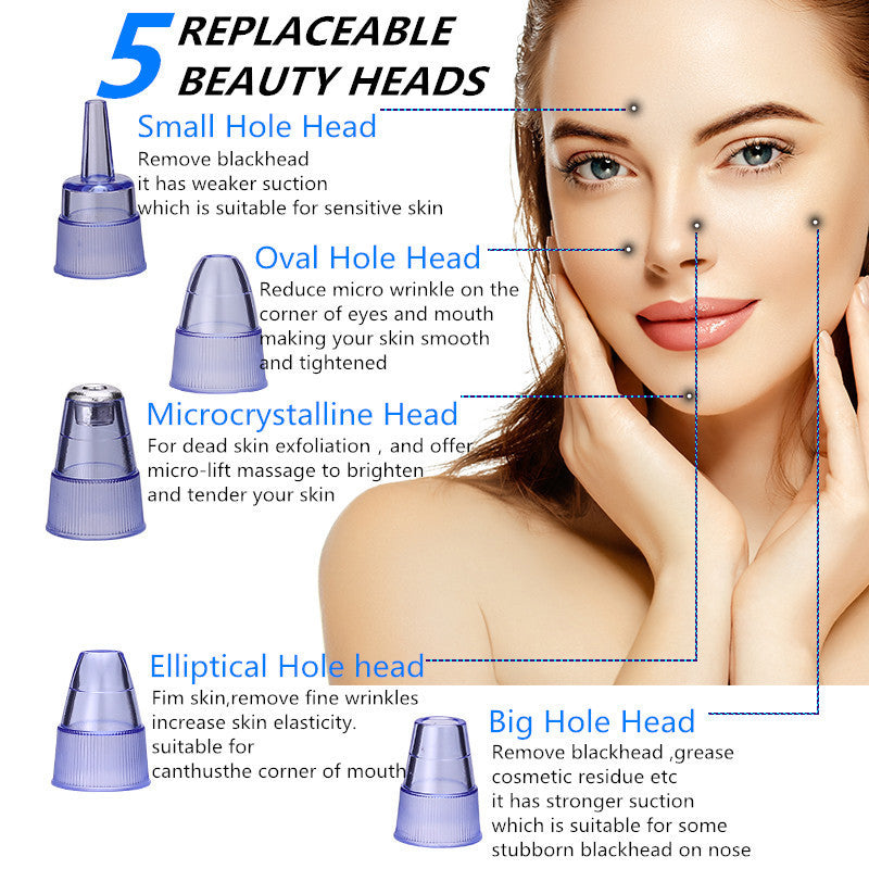 Blackhead Remover Vacuum Deep Pore Cleansing Acne Suction Tool