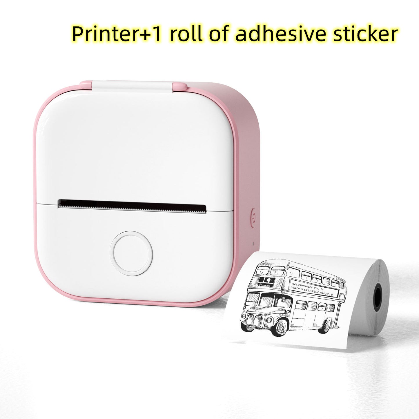 Portable Mini Bluetooth Label & Photo Printer